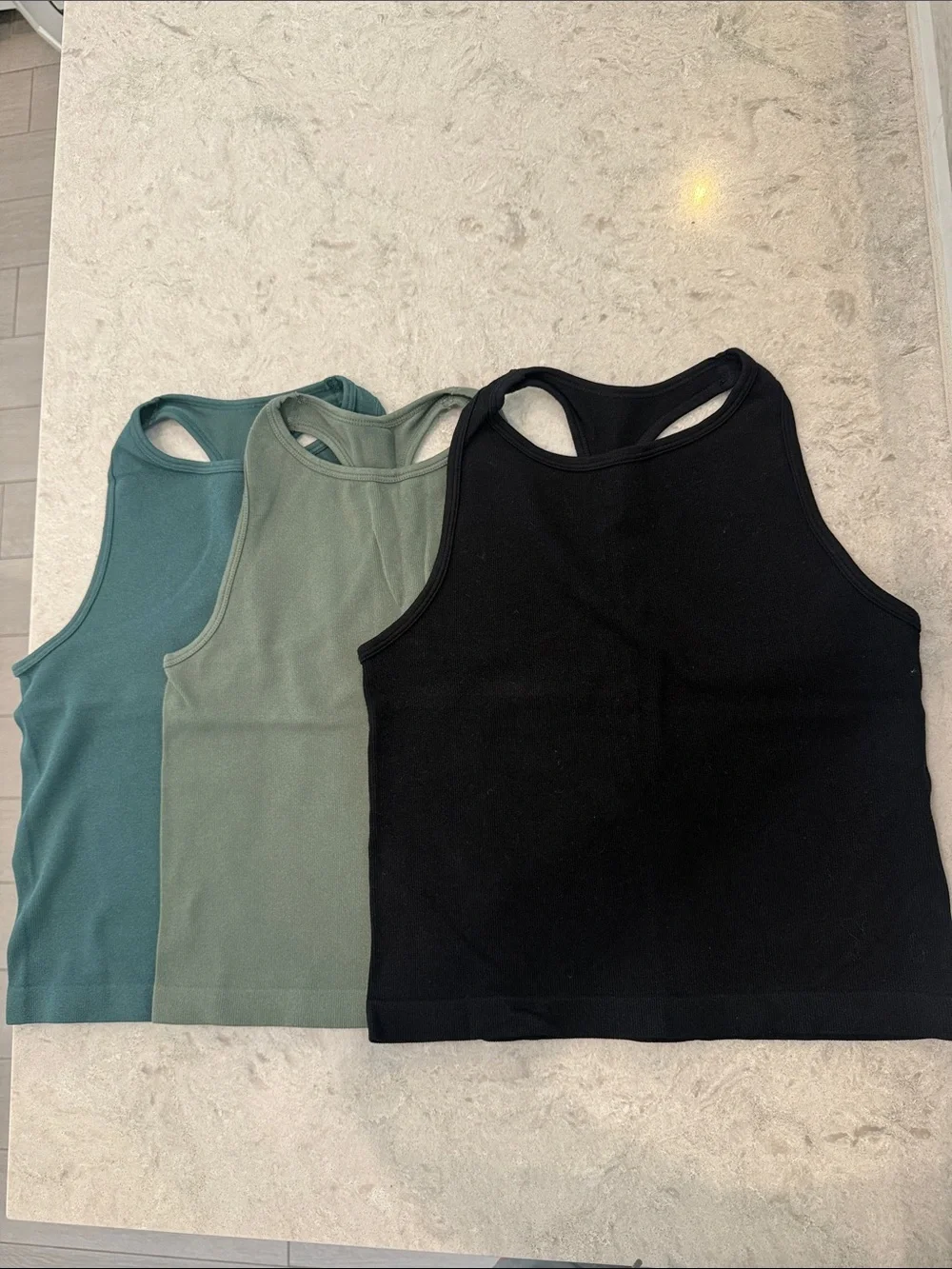 Free People Intimately Women's Racerback Tank Top - Black, Sage, Hunter  Bundle